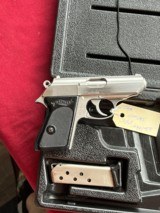 WALTHER MODEL PPK STAINLESS SEMI AUTO PISTOL 380 ACP - 2 of 10