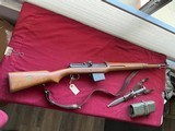 SWEDISH LJUNGMAN MILITARY SEMI AUTO RIFLE 6.5 x 55 , BAYONET , CLEANING KIT - 6 of 22