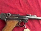 LUGER P08 ARTILLERY SEMI AUTO PISTOL 9MM DATED 1917 - MATCHING NUMBERS - 6 of 20