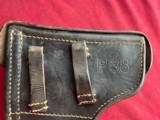 GERMAN WWII P38 MILITARY HOLSTER - 5 of 7