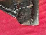 WWII GERMAN P38 HOLSTER DATED 1944 - 5 of 7