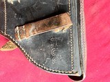 WWII GERMAN MILITARY P08 LUGER HOLSTER DATED 1941 - 5 of 6