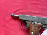WEBLEY & SCOTT MODEL 1912 ROYAL NAVY MKI SEMI AUTO PISTOL 455 ELEY - 8 of 23