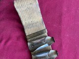 RARE - WWI WINCHESTER 1897 TRENCH GUN AMMO BELT 12 GAUGE - 4 of 12