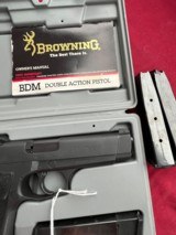 BROWNING BDM SEMI AUTO PISTOL 9MM - 3 of 9