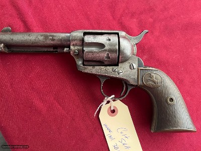 COLT SINGLE ACTION ARMY REVOLVER 38 W.C.F. MADE 1901 ~ SALE $2195.00 ~ - Image 4 of 19