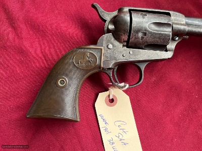 COLT SINGLE ACTION ARMY REVOLVER 38 W.C.F. MADE 1901 ~ SALE $2195.00 ~ - Image 13 of 19