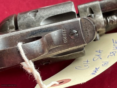 COLT SINGLE ACTION ARMY REVOLVER 38 W.C.F. MADE 1901 ~ SALE $2195.00 ~ - Image 18 of 19