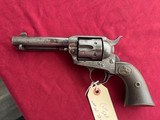 COLT SINGLE ACTION ARMY REVOLVER 38 W.C.F. MADE 1901 - 2 of 19