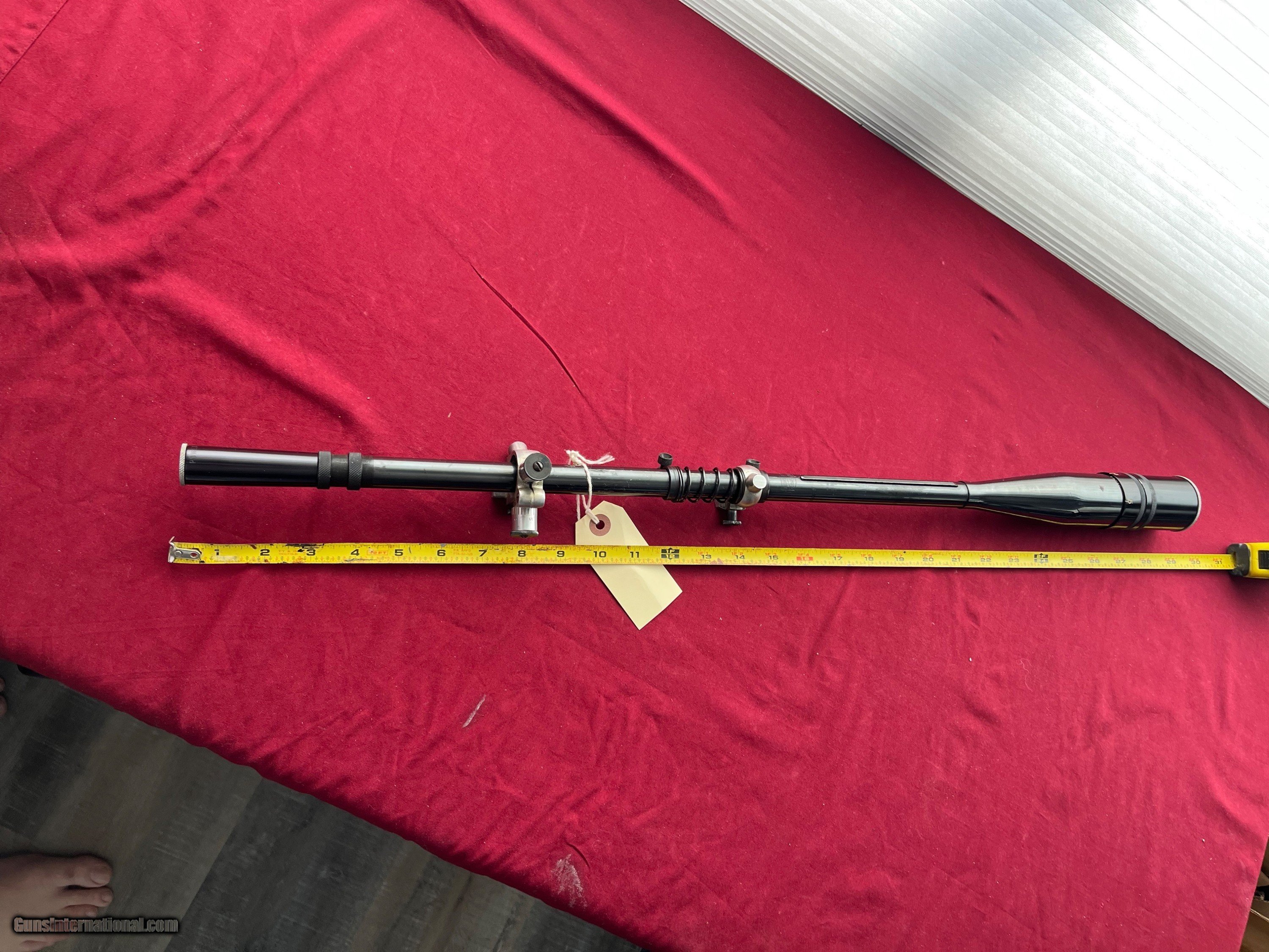 R A LITSCHERT SPOT SHOT 30X VINTAGE TARGET SCOPE