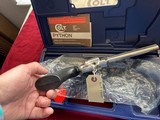 COLT STAINLESS PYTHON REVOLVER 357 MAGNUM - MADE 1991 WITH BOX - 12 of 17