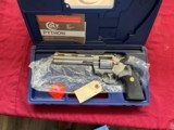 COLT STAINLESS PYTHON REVOLVER 357 MAGNUM - MADE 1991 WITH BOX - 2 of 17