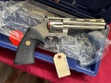 COLT STAINLESS PYTHON REVOLVER 357 MAGNUM - MADE 1991 WITH BOX - 4 of 17