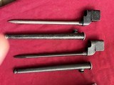 TWO - ENFIELD 303 BRITISH BOLT ACTION RIFLE BAYONETS - 1 of 3