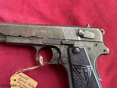 WWII GERMAN NAZI POLISH RADOM PISTOL 9MM - Image 4 of 18