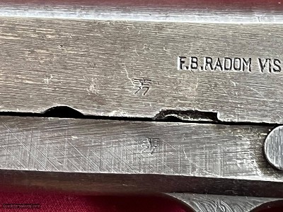 WWII GERMAN NAZI POLISH RADOM PISTOL 9MM - Image 7 of 18