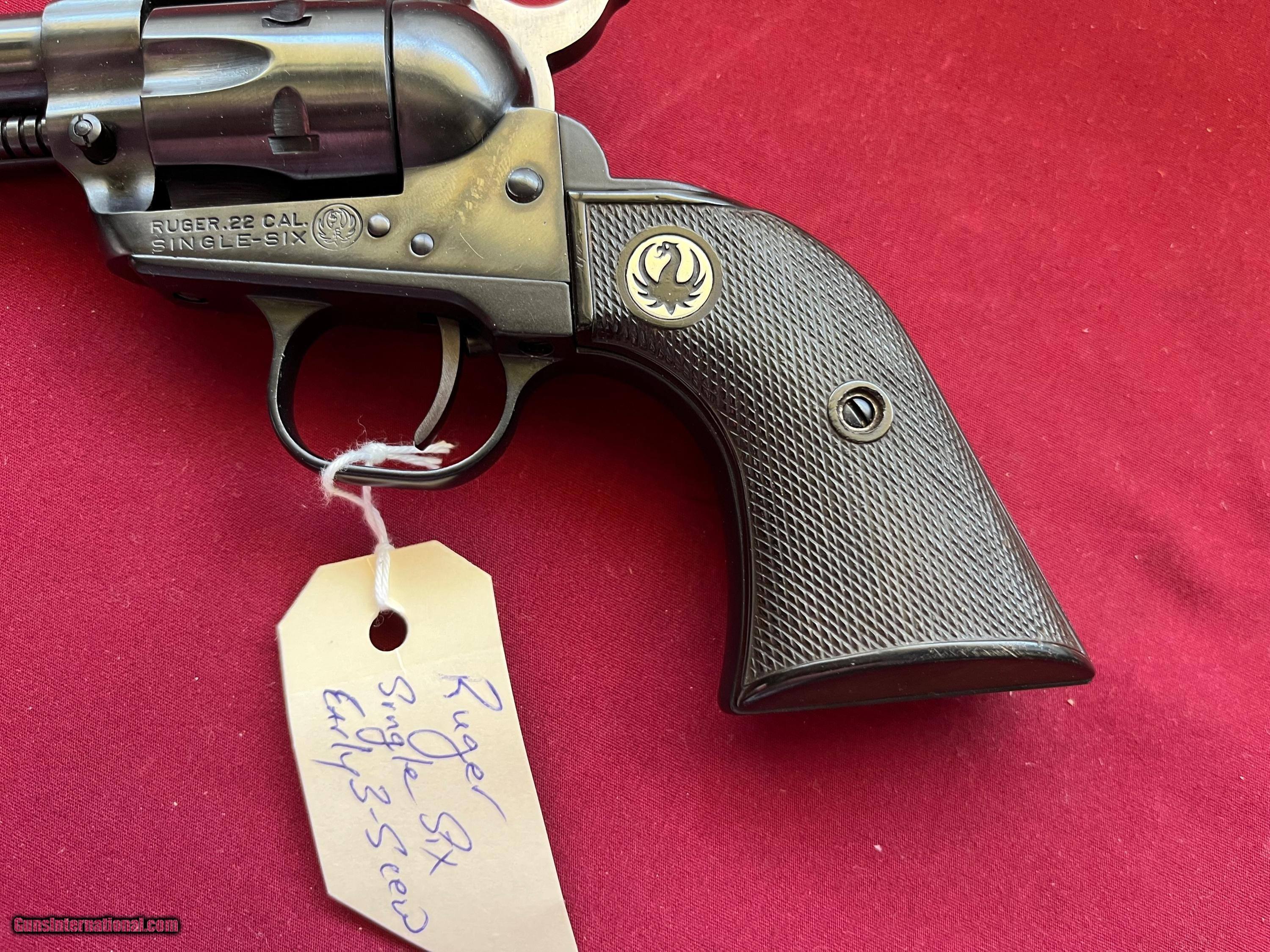 ruger single six 3 screw serial number