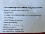 REMINGTON 700 M40 M852 TACTICAL BOLT ACTION CHANDLER SNIPER RIFLE .308 - 23 of 23