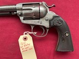 COLT SINGLE ACTION BISLEY REVOLVER 32 W.C.F. MADE IN 1909 - 3 of 17