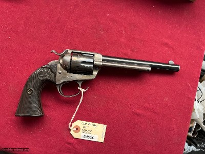 COLT SINGE ACTION ( BISLEY MODEL ) 38 W.C.F. 7 1/2