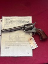 COLT SINGLE ACTION ARMY REVOLVER 45 LC MADE 1880 - FACTORY LETTER - 1 of 21