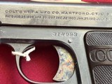 COLT 1908 VEST POCKET SEMI AUTO PISTOL 25ACP MADE 1922 - 17 of 25