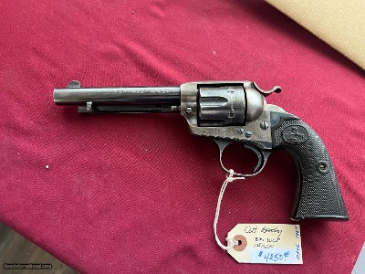 COLT SINGLE ACTION ( BISLEY MODEL ) REVOLVER 38 W.C.F. 5 1/2