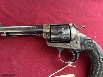 COLT SINGLE ACTION ( BISLEY MODEL ) REVOLVER 38 W.C.F. 5 1/2