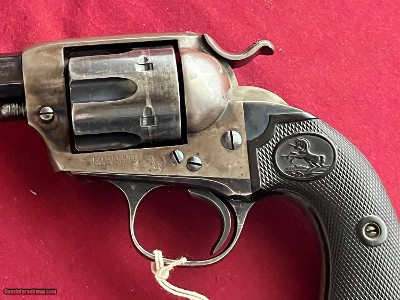 COLT SINGLE ACTION ( BISLEY MODEL ) REVOLVER 38 W.C.F. 5 1/2