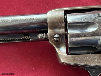 COLT SINGLE ACTION ( BISLEY MODEL ) REVOLVER 38 W.C.F. 5 1/2