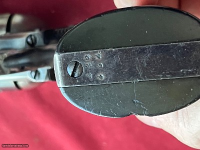 COLT SINGLE ACTION ( BISLEY MODEL ) REVOLVER 38 W.C.F. 5 1/2