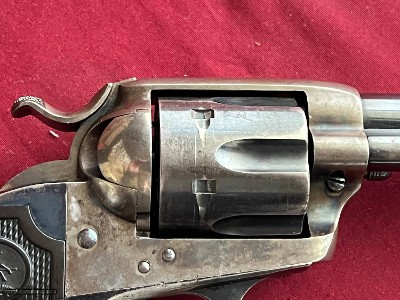 COLT SINGLE ACTION ( BISLEY MODEL ) REVOLVER 38 W.C.F. 5 1/2
