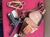 JAPANESE MILITARY PAPA NAMBU SEMI AUTO PISTOL W/ HOLSTER - 1 of 23
