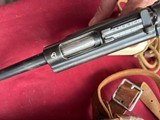 JAPANESE MILITARY PAPA NAMBU SEMI AUTO PISTOL W/ HOLSTER - 12 of 23