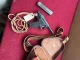 JAPANESE MILITARY PAPA NAMBU SEMI AUTO PISTOL W/ HOLSTER - 2 of 23