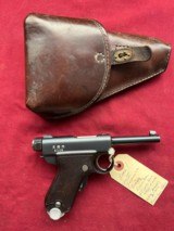 RARE - JAPANESE BABY NAMBU SEMI AUTO PISTOL W/ RARE HOLSTER - 1 of 23
