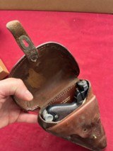 RARE - JAPANESE BABY NAMBU SEMI AUTO PISTOL W/ RARE HOLSTER - 20 of 23