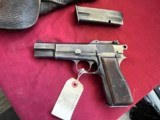 WWII FABRIQUE NATIONAL BROWNING NAZI HIGH POWER SEMI AUTO PISTOL 9MM - 2 of 23