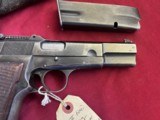 WWII FABRIQUE NATIONAL BROWNING NAZI HIGH POWER SEMI AUTO PISTOL 9MM - 5 of 23