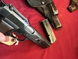 WWII FABRIQUE NATIONAL BROWNING NAZI HIGH POWER SEMI AUTO PISTOL 9MM - 15 of 23