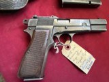 WWII FABRIQUE NATIONAL BROWNING NAZI HIGH POWER SEMI AUTO PISTOL 9MM - 3 of 23