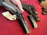WWII FABRIQUE NATIONAL BROWNING NAZI HIGH POWER SEMI AUTO PISTOL 9MM - 12 of 23