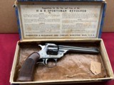 RARE- HARRINGTON & RICHARDSON SPORTSMAN SINGLE ACTION REVOLVER W/ ORIGINAL BOX - 1 of 20