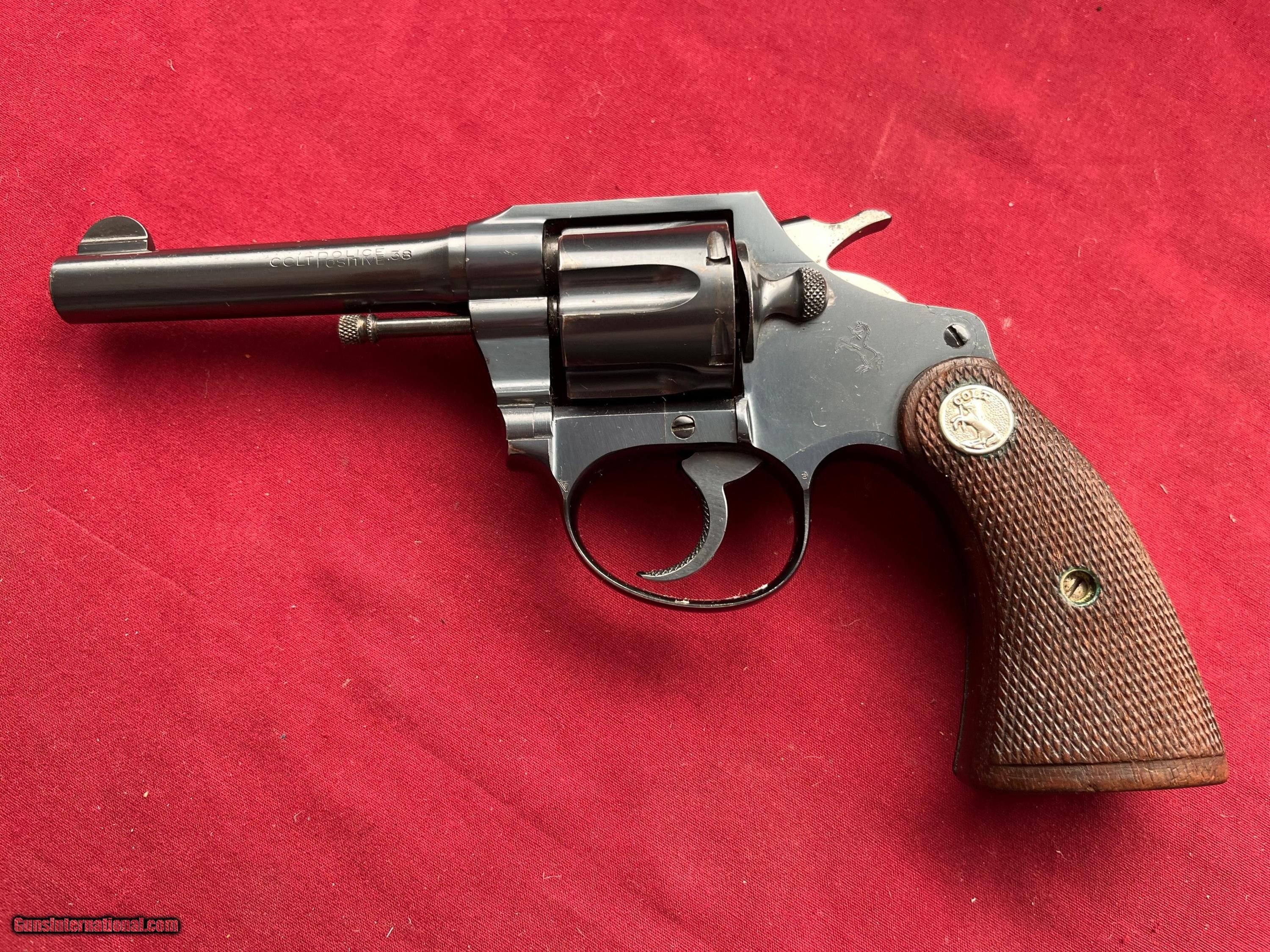 Colt Police Positive 38 Pre War Revolver Made 1930 For Sale 7450