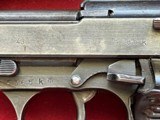 WALTHER WWII NAZI AC 43 SEMI AUTO PISTOL 9MM WITH DEAD HEAD HOLSTER - 9 of 22