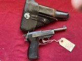 WALTHER WWII NAZI AC 43 SEMI AUTO PISTOL 9MM WITH DEAD HEAD HOLSTER - 1 of 22