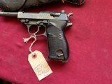 WALTHER WWII NAZI AC 43 SEMI AUTO PISTOL 9MM WITH DEAD HEAD HOLSTER - 13 of 22