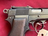 WWII NAZI BEGLIUM BROWNING HI POWER PISTOL 9MM - TANGENT REAR SIGHT - 8 of 25