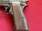 WWII NAZI BEGLIUM BROWNING HI POWER PISTOL 9MM - TANGENT REAR SIGHT - 13 of 25