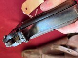 WWII NAZI BEGLIUM BROWNING HI POWER PISTOL 9MM - TANGENT REAR SIGHT - 20 of 25